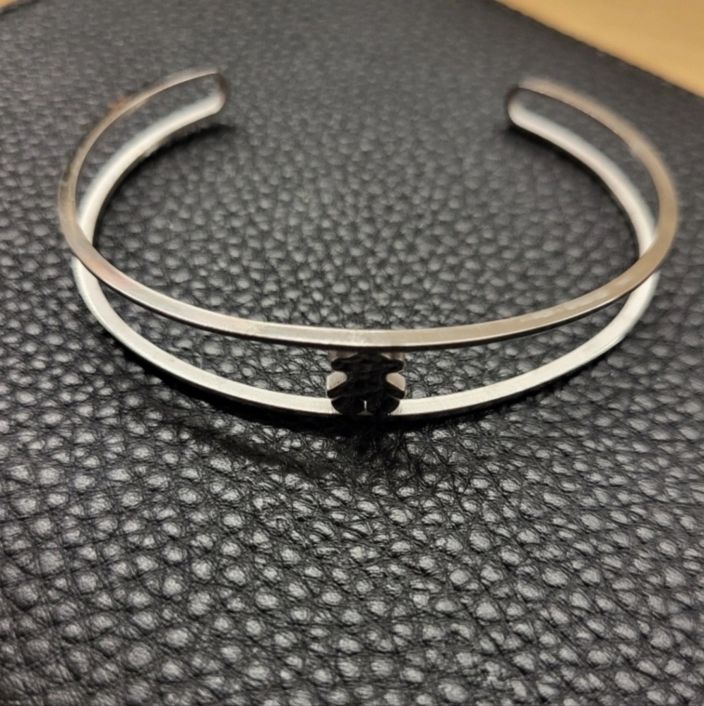 Silver Bear Bangle